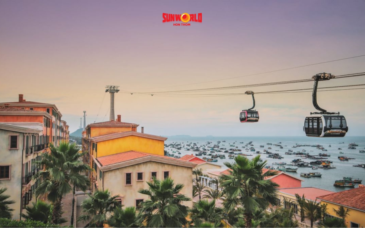 cách đi cáp treo hòn thơm phú quốc