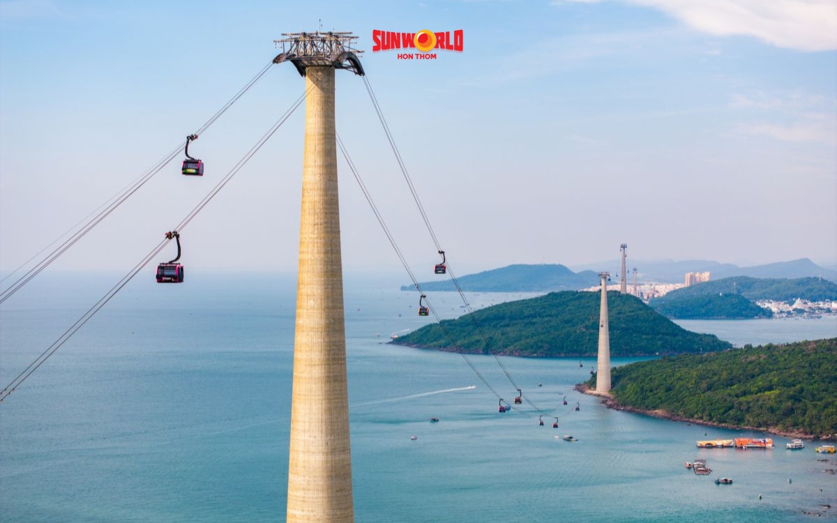 Du lịch Hòn Thơm: Trẻ em dưới 1 mét được miễn phí vé cáp treo SunWorld Hòn Thơm 