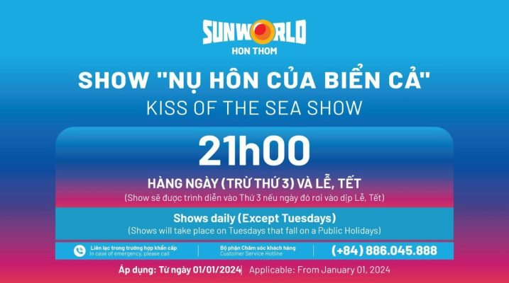 Show diễn kiss of the sea