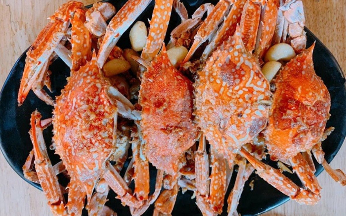 Thưởng thức Ghẹ Hàm Ninh khi đi Phú Quốc tháng 3