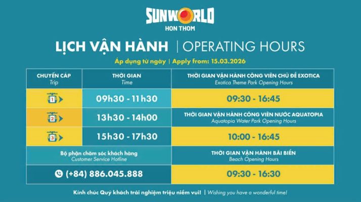 cáp treo Sun World Hòn Thơm